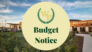 Budget Notice