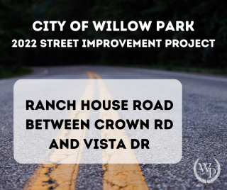 Street improvement project graphic