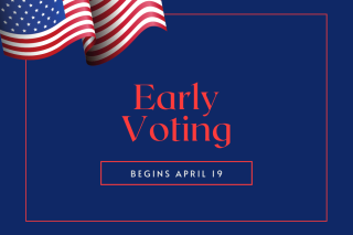 Early voting graphic