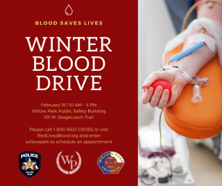 Winter Blood Drive graphic