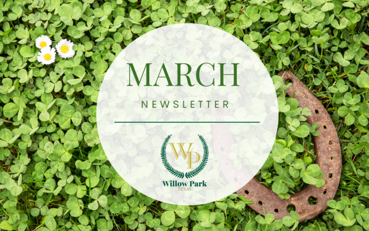 March newsletter graphic
