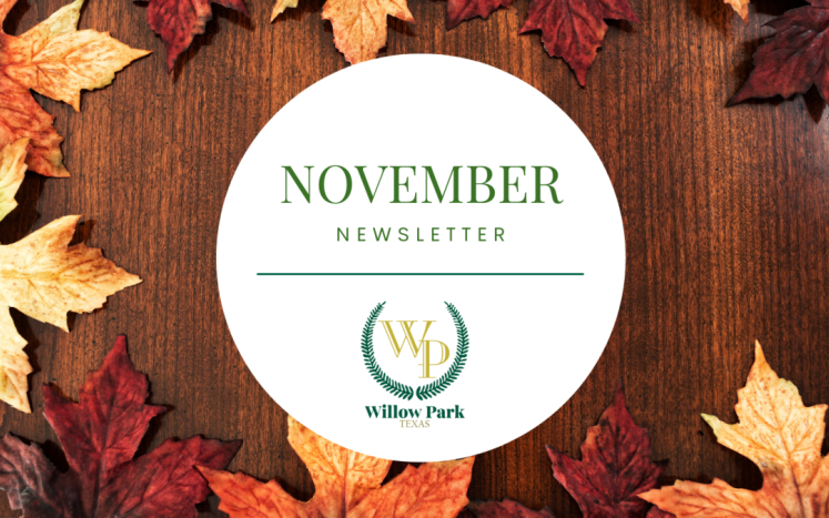 November newsletter graphic